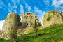 Castelo de Corfe e sua Vila Medieval