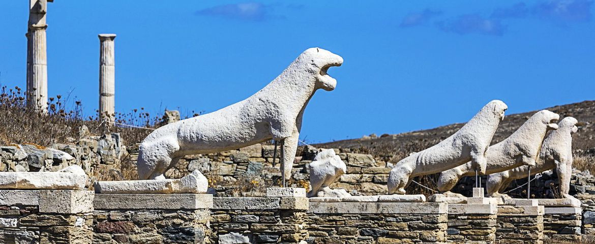 Mykonos a ilha de Delos