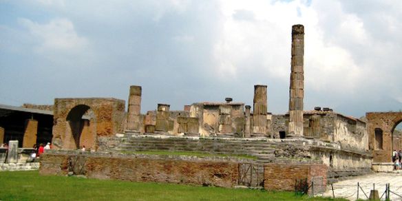 Ruins of Pompeii and Panoramic View of Naples