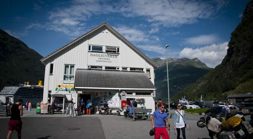 Informacion escala Flydal Gorge, Eagle Bend e vislumbre do Monte Dalsnibba